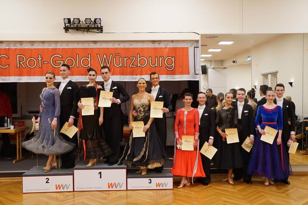 Tanzturnier in Würzburg Tanz Club RotGold Würzburg
